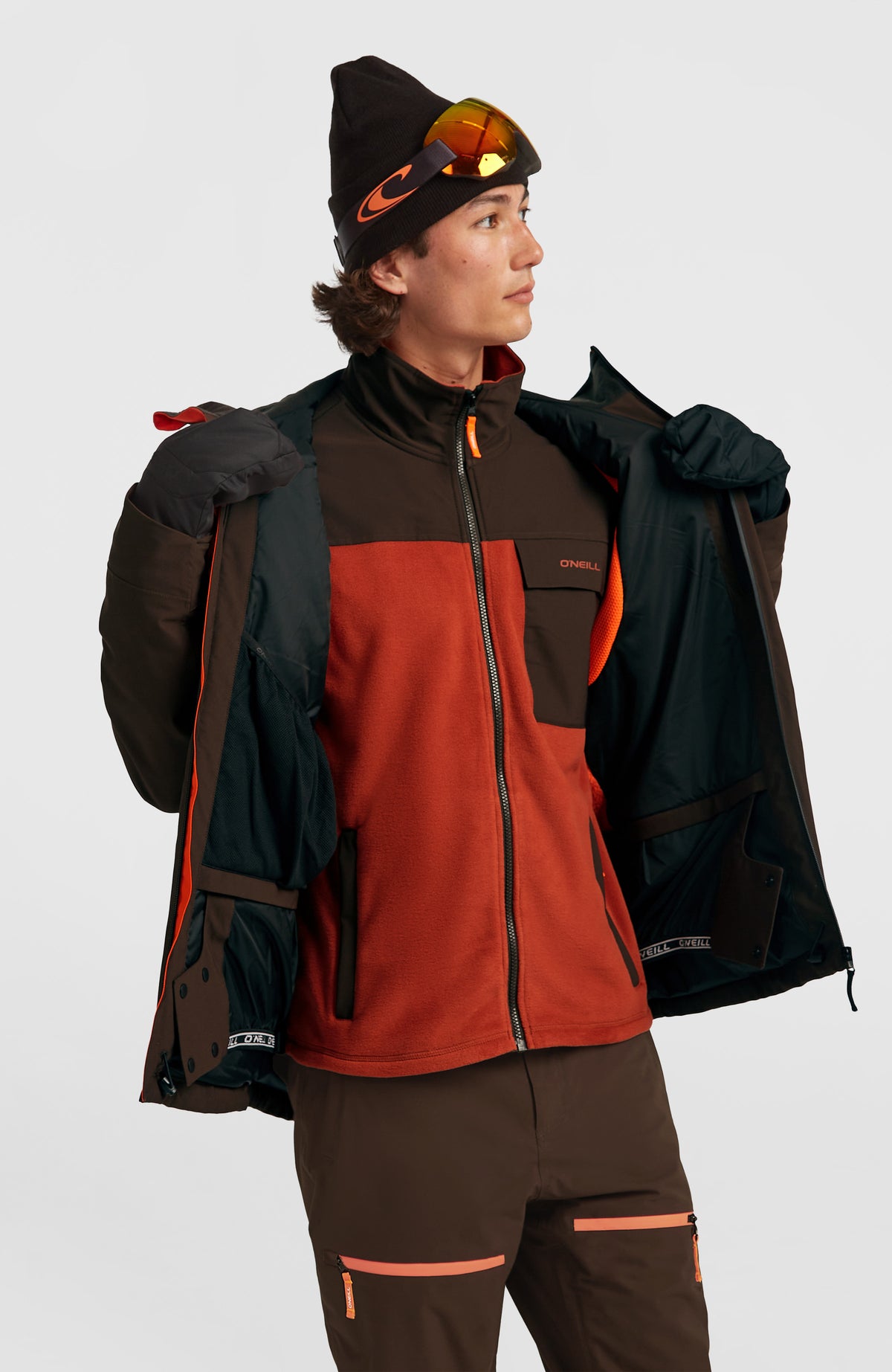 Veste de ski FWC'Peak Fire | Flame Colour Block