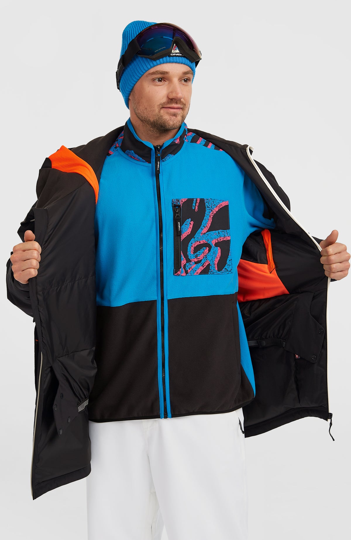 Veste de ski asymétrique FWC'Play | Black Out