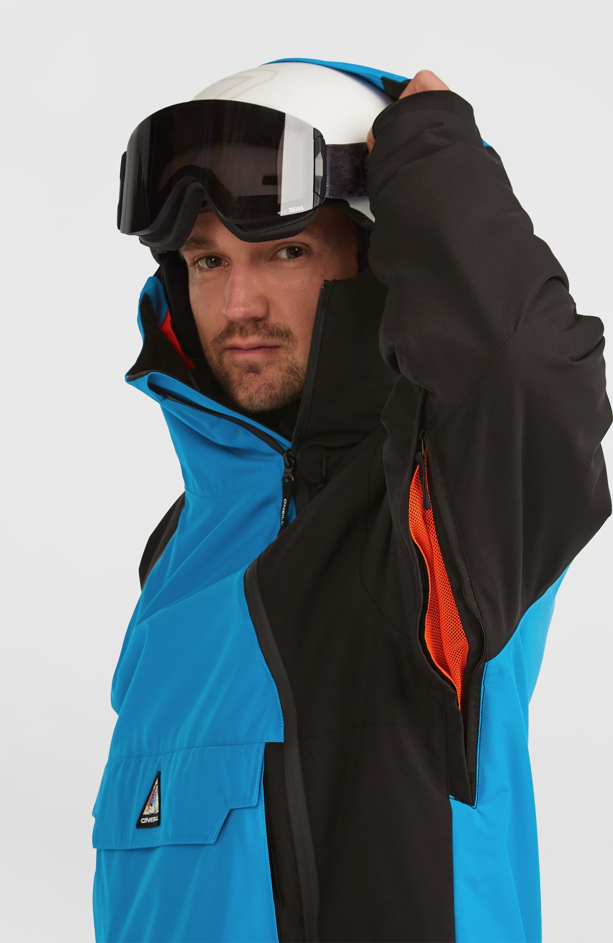 Veste de ski asymétrique FWC'Play | Ocean Melody Colour Block
