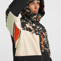 Veste de ski FWC'Cruz Triple | Black/Beige Quarry