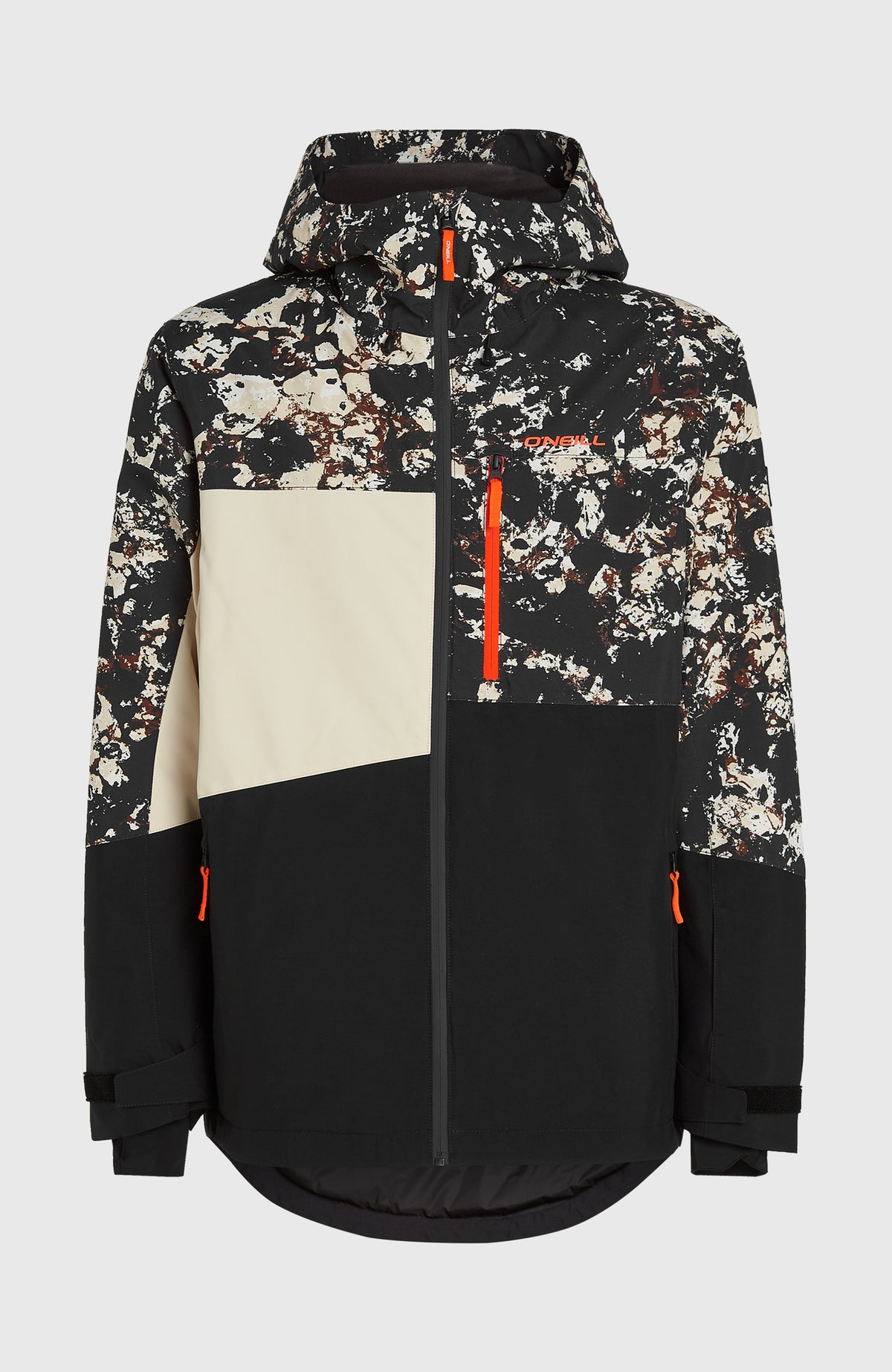Veste de ski FWC'Cruz Triple | Black/Beige Quarry