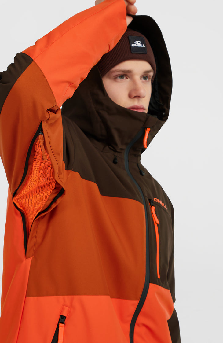 Veste de ski FWC'Cruz Triple | Coffee Bean Colour Block