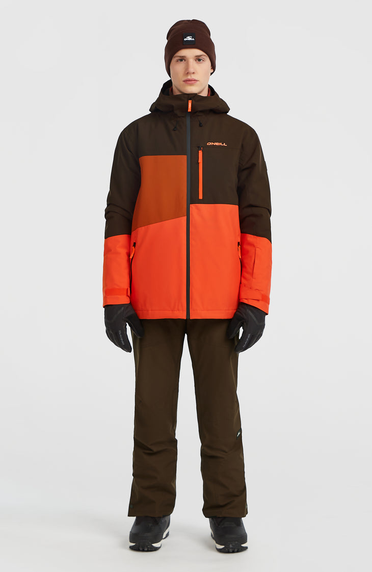 Veste de ski FWC'Cruz Triple | Coffee Bean Colour Block