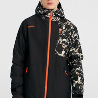 Veste de ski FWC'Cruz Block | Black/Beige Quarry