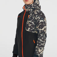Veste de ski FWC'Cruz Block | Black/Beige Quarry