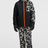 Veste de ski FWC'Cruz Block | Black/Beige Quarry