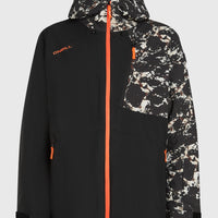 Veste de ski FWC'Cruz Block | Black/Beige Quarry