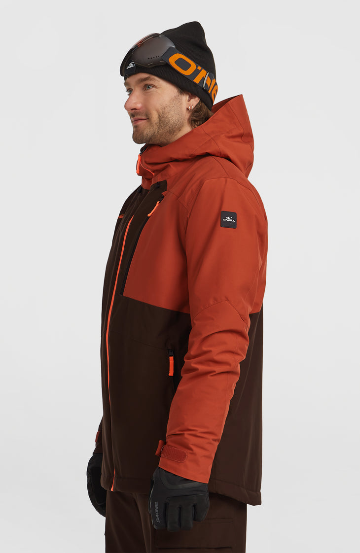 Veste de ski FWC'Cruz Block | Coffee Bean Colour Block