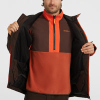 Veste de ski FWC'Cruz Block | Coffee Bean Colour Block