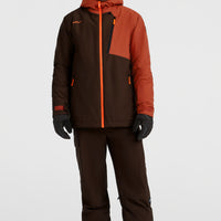 Veste de ski FWC'Cruz Block | Coffee Bean Colour Block