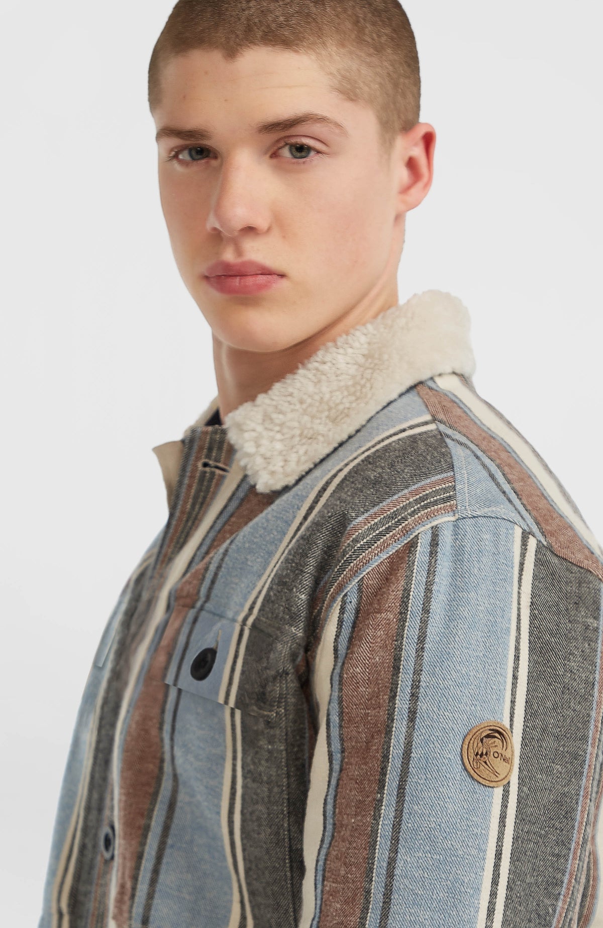 Veste O'Riginals doublée en polaire | Blue Vintage O'Neill Stripe