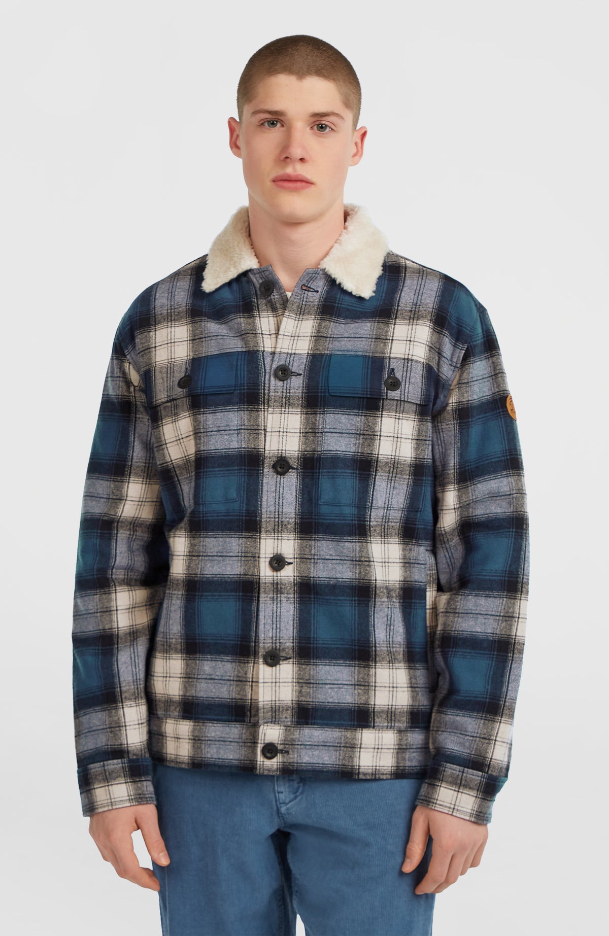 Veste O'Riginals doublée en polaire | Mozart Blue Check