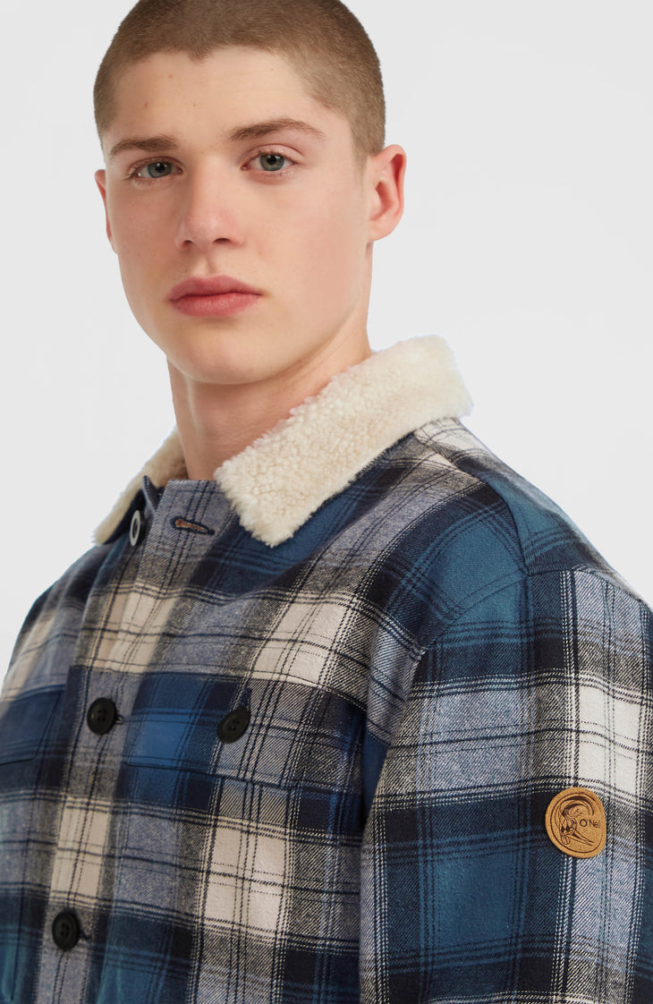 Veste O'Riginals doublée en polaire | Mozart Blue Check
