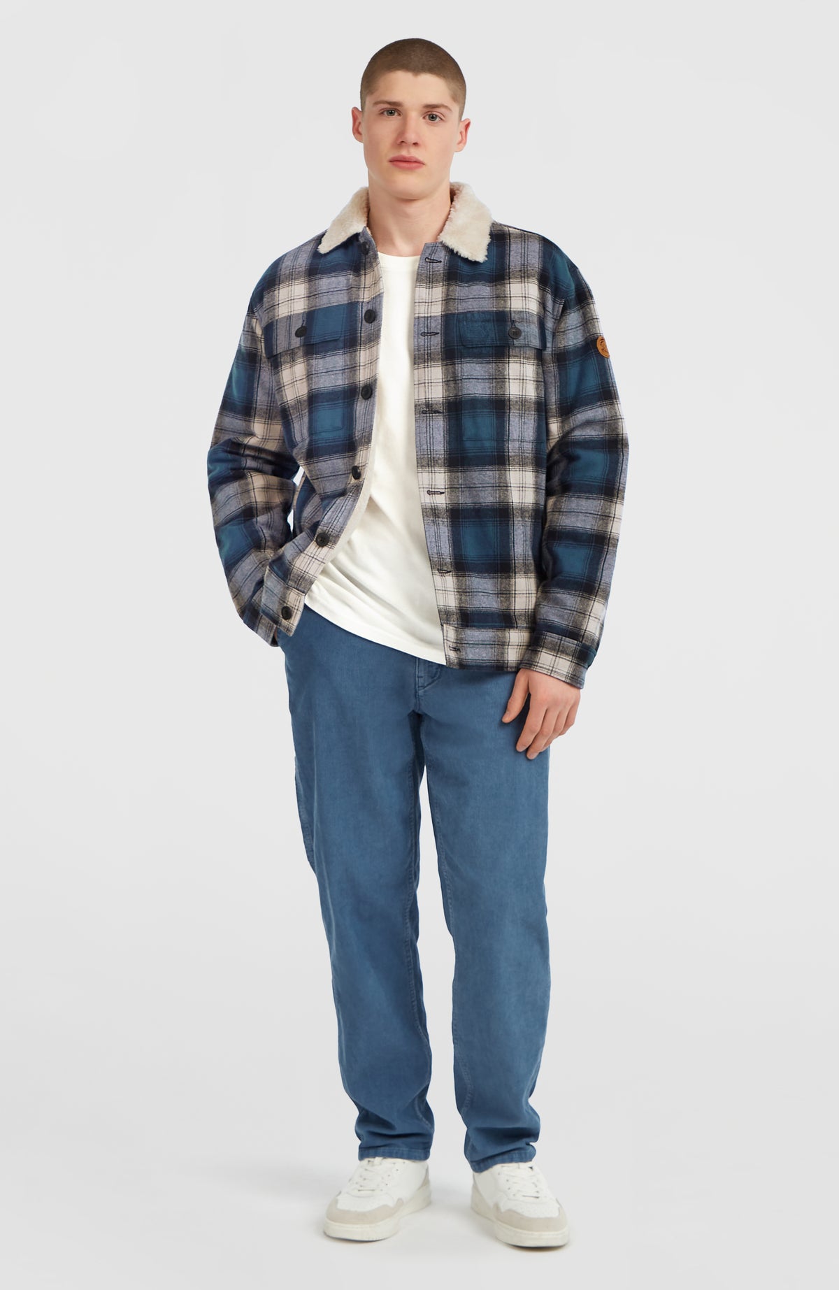 Veste O'Riginals doublée en polaire | Mozart Blue Check
