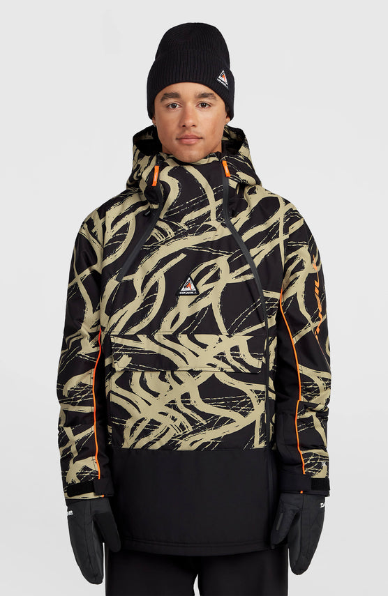 Veste de ski asymétrique FWC'Play | Beige Snowtracks