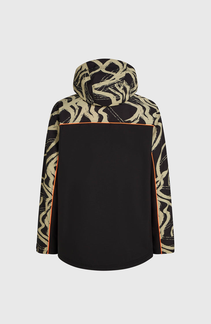 Veste de ski asymétrique FWC'Play | Beige Snowtracks