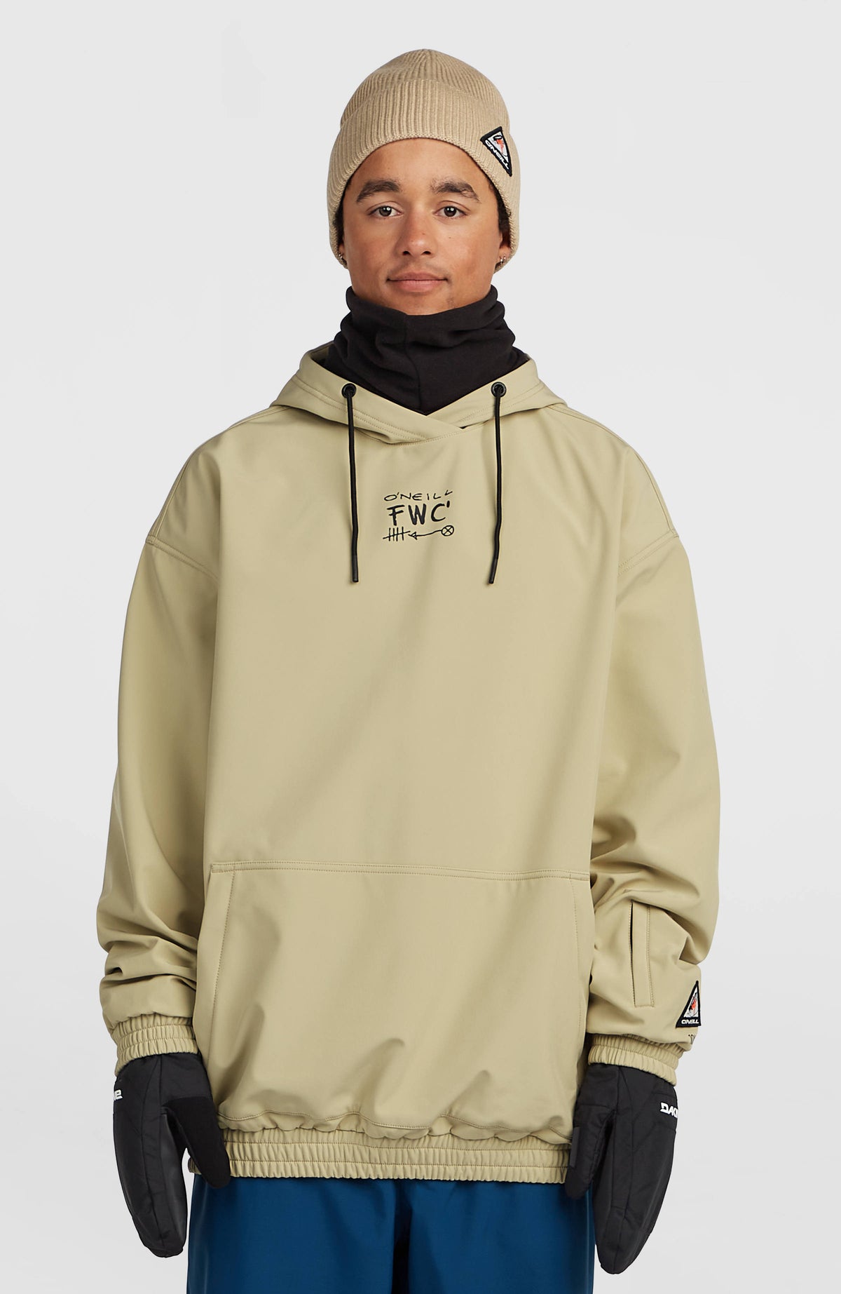 Sweat à capuche Softshell FWC'Play | Olive Blush
