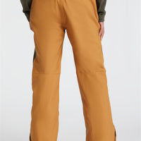 Pantalon de snow Jacksaw | Rich Caramel Colour block