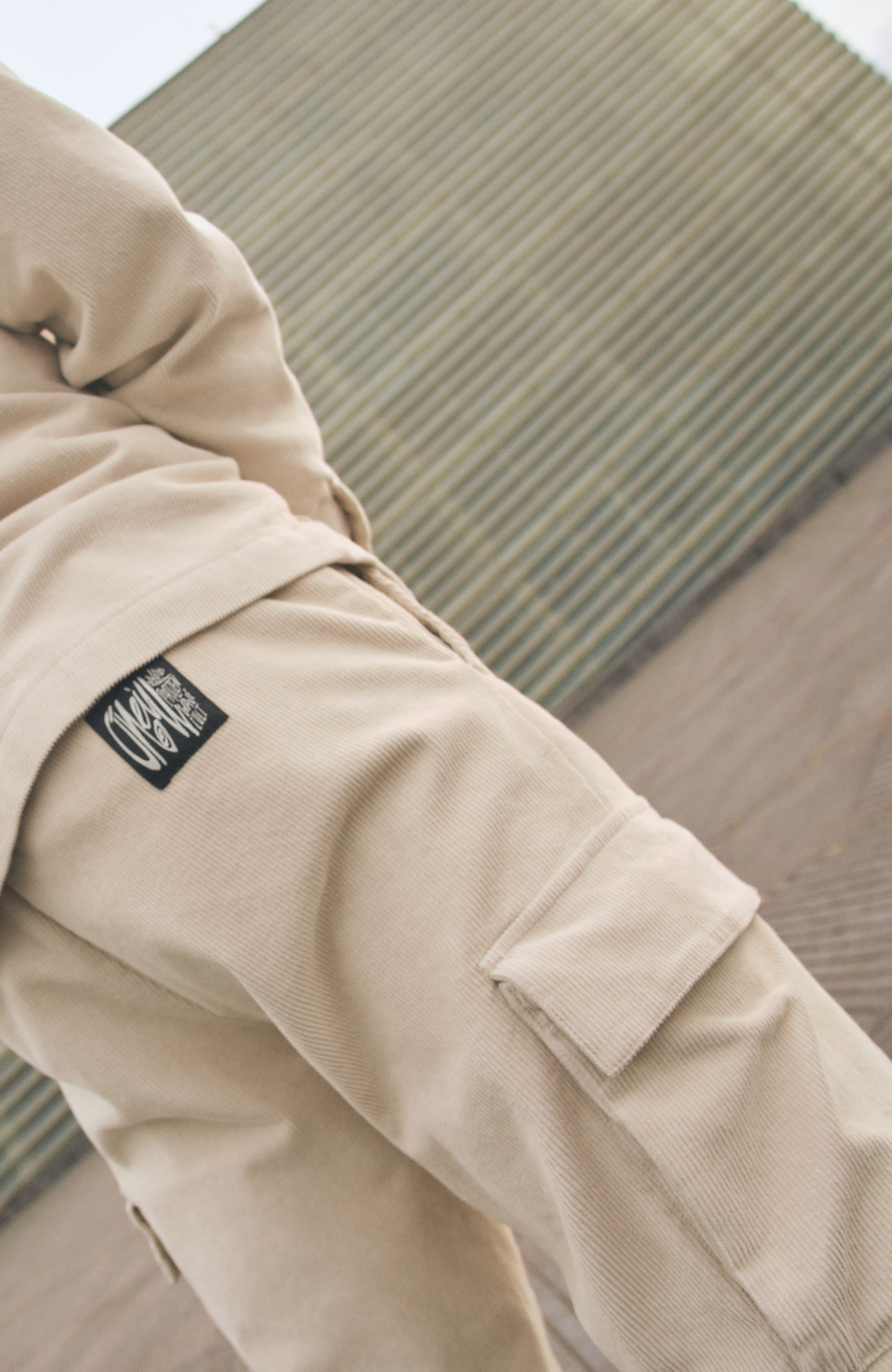 Pantalon Cargo Vintage Velours Côtelé Homme - Cordon Serrage - Style Décontracté