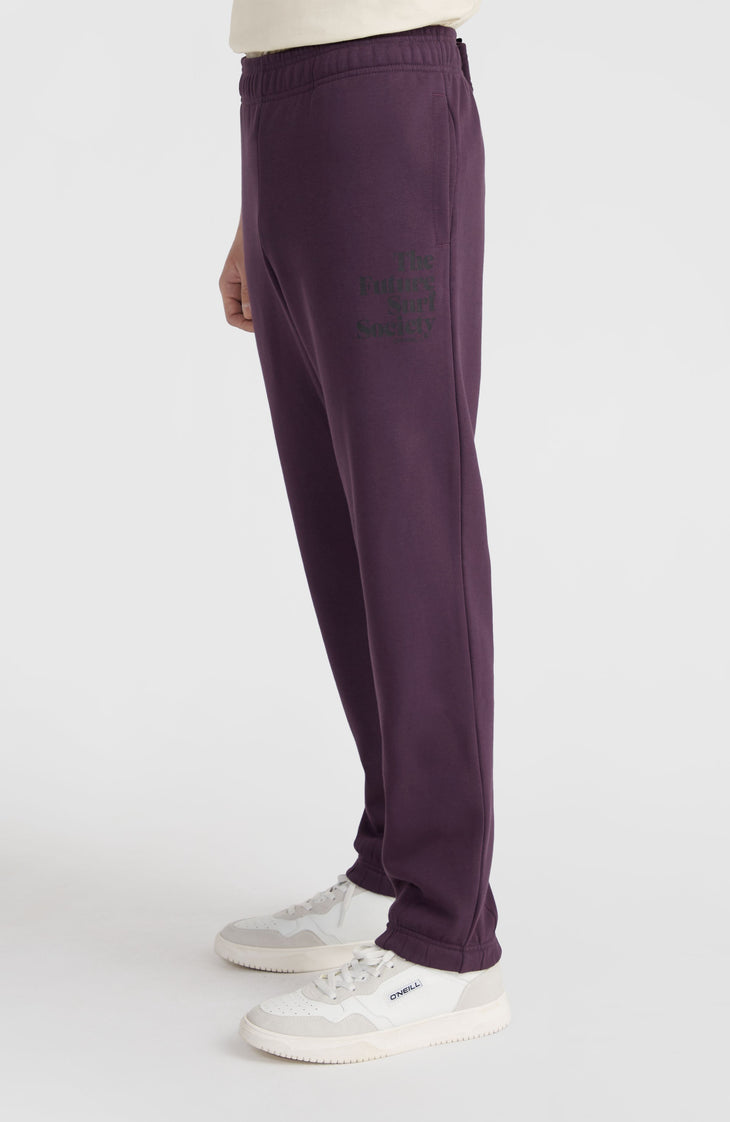 Pantalon de survêtement Future Surf Society | Aubergine