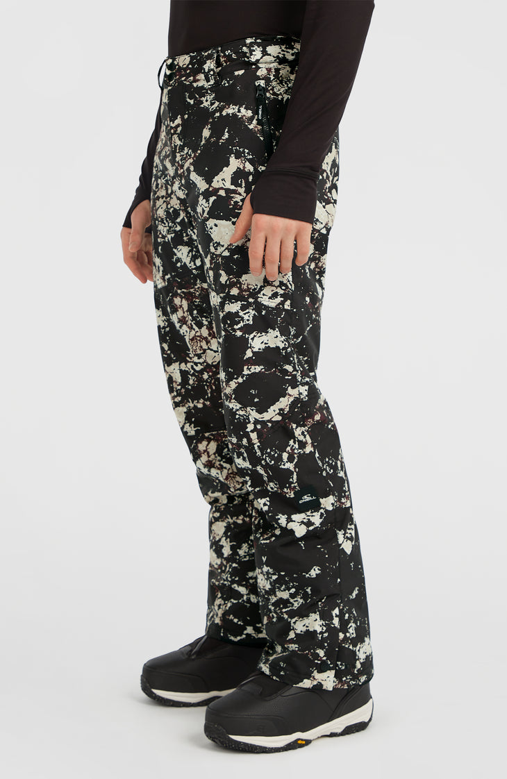 Pantalon de ski FWC'Cruz | Black/Beige Quarry