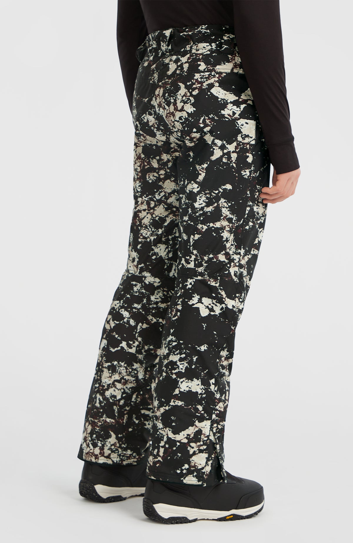 Pantalon de ski FWC'Cruz | Black/Beige Quarry