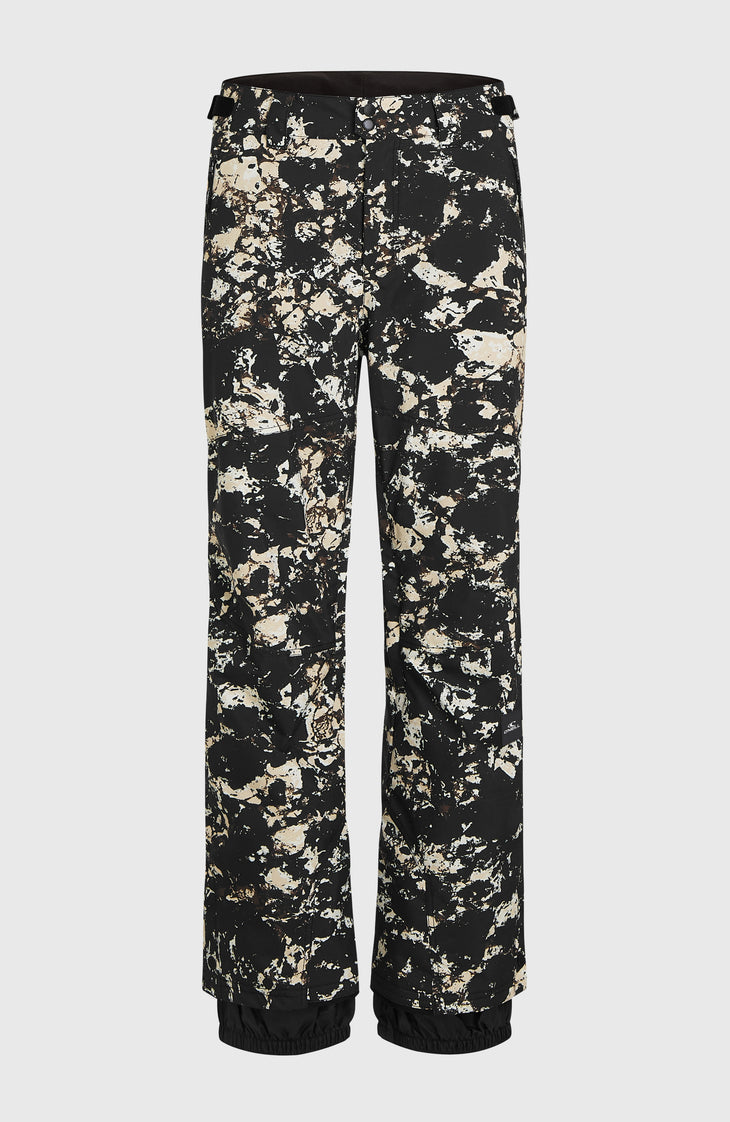 Pantalon de ski FWC'Cruz | Black/Beige Quarry