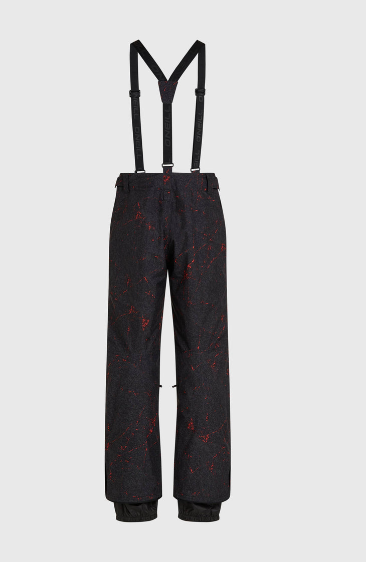 Pantalon de ski à bretelles FWC'Cruz | Black Basalt
