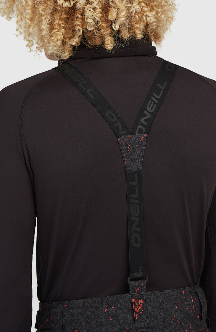 Pantalon de ski à bretelles FWC'Cruz | Black Basalt