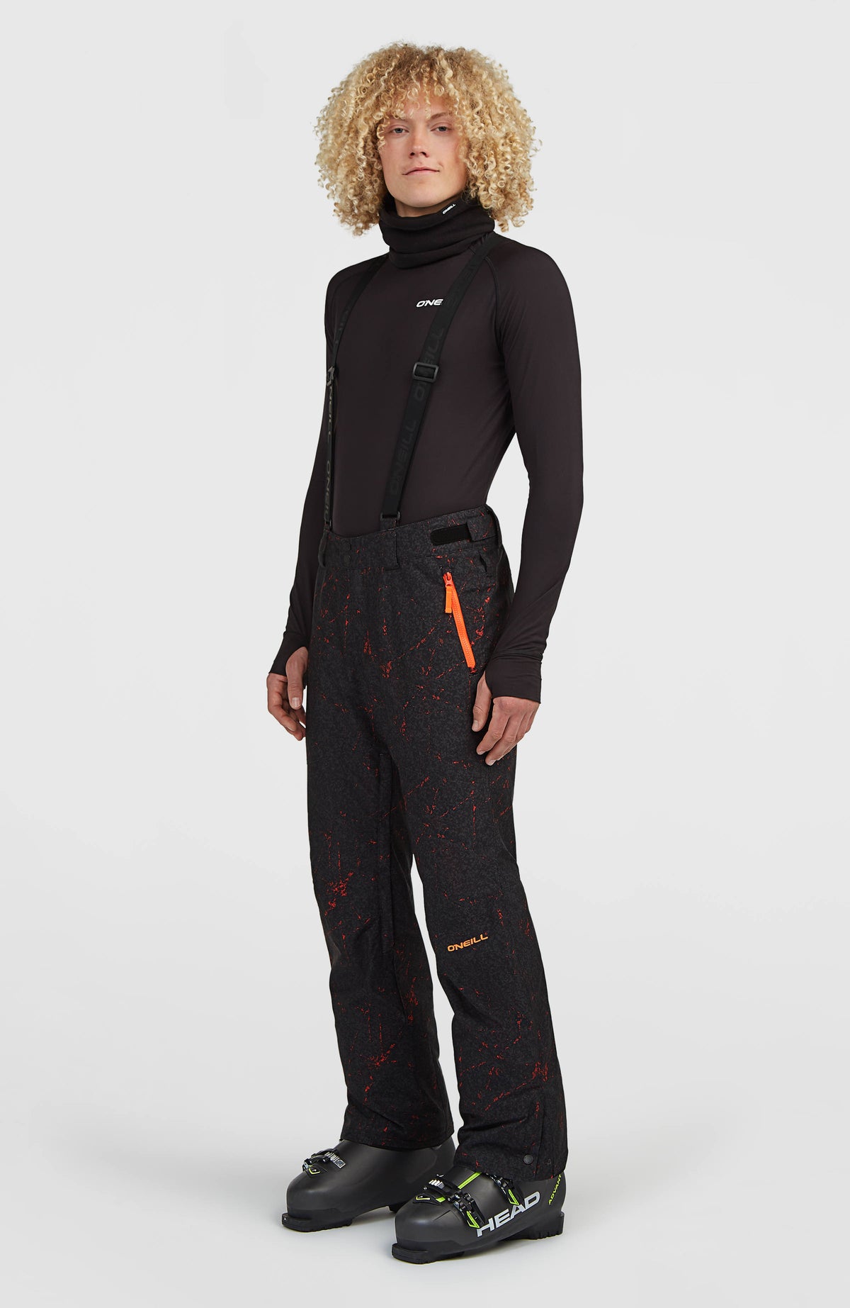 Pantalon de ski à bretelles FWC'Cruz | Black Basalt