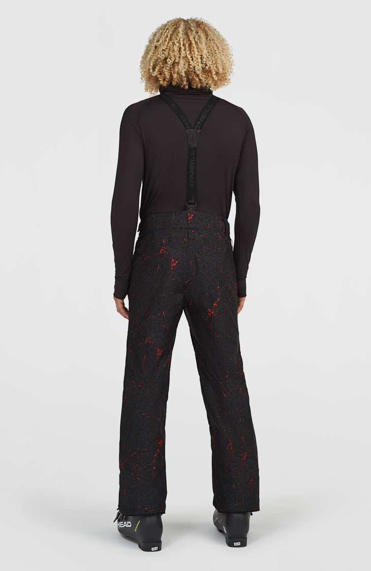 Pantalon de ski à bretelles FWC'Cruz | Black Basalt