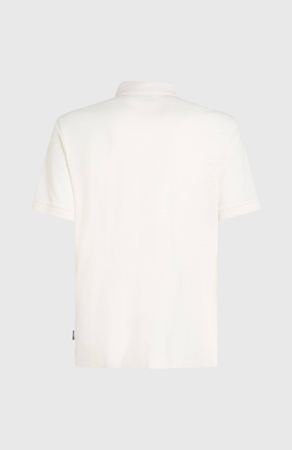 Slub Polo Small Logo | Snow White