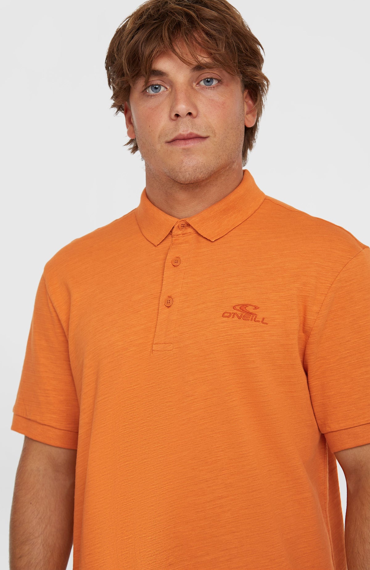 Slub Polo Small Logo | Cinnamon Stick
