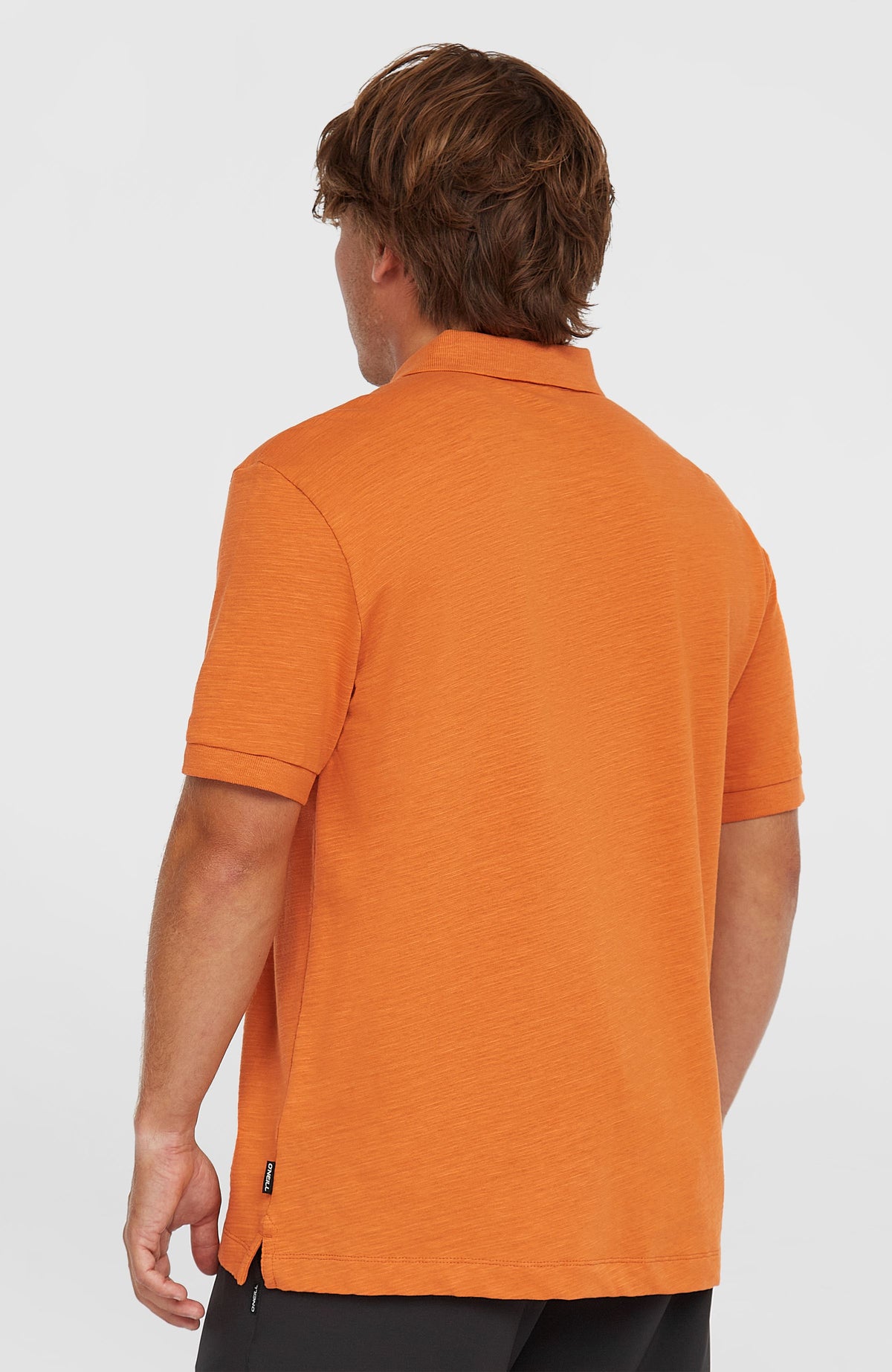Slub Polo Small Logo | Cinnamon Stick