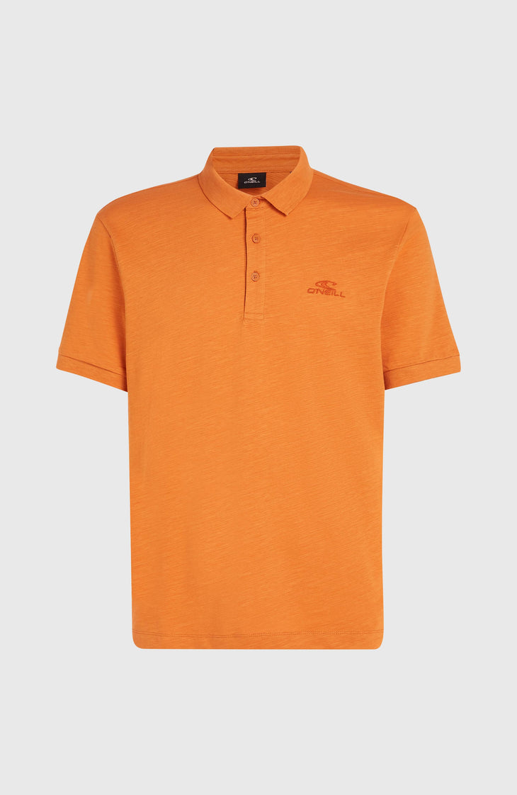 Slub Polo Small Logo | Cinnamon Stick