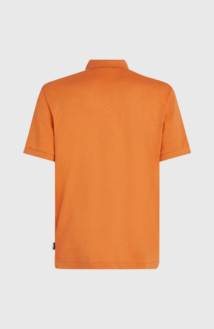 Slub Polo Small Logo | Cinnamon Stick