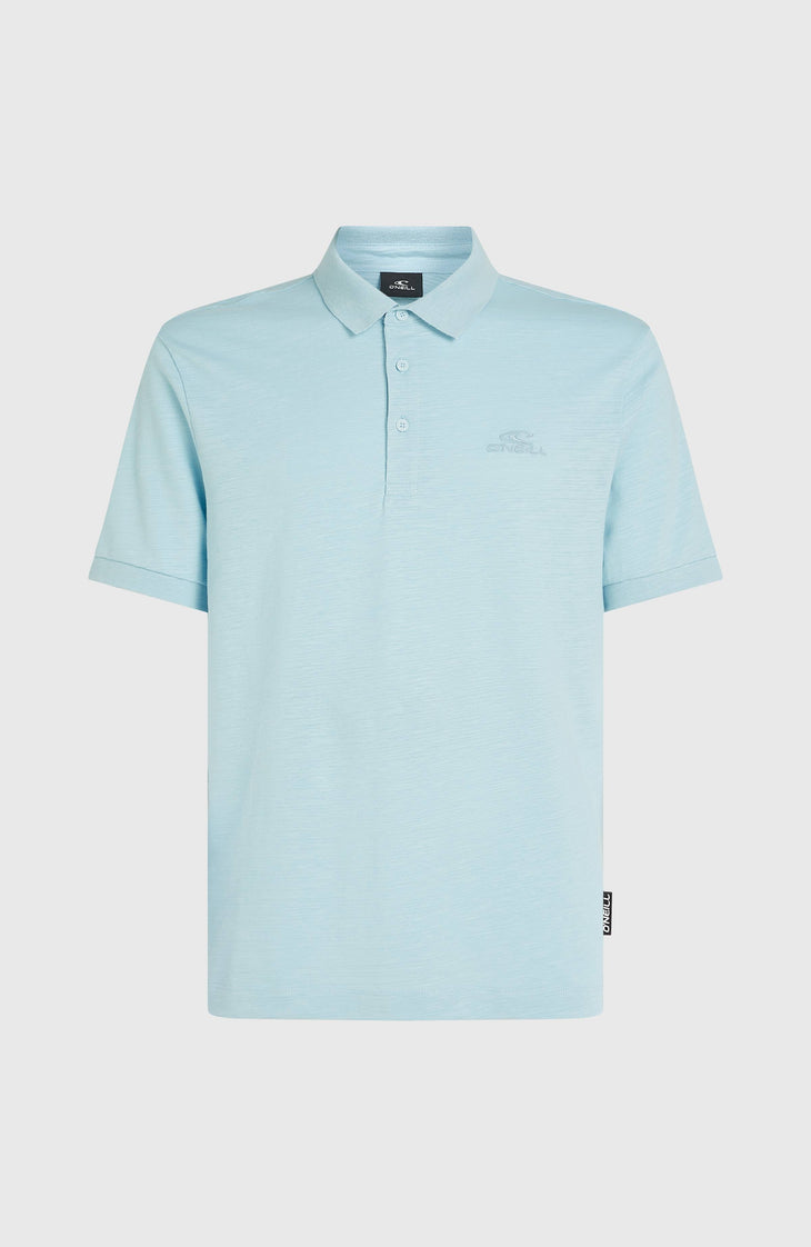 Slub Polo Small Logo | Morning Glory