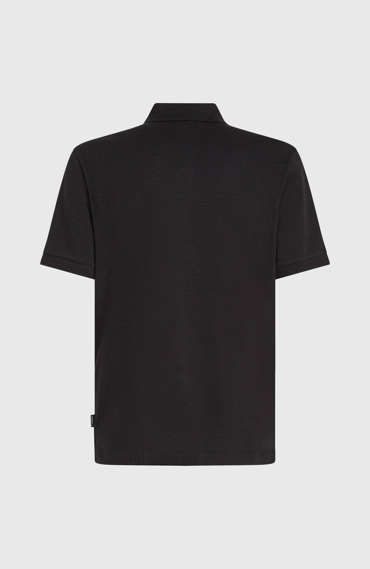 Slub Polo Small Logo | Black Out