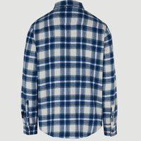 Chemise à carreaux O'Neill TRVLR Series en flanelle | Blue Shadow Check