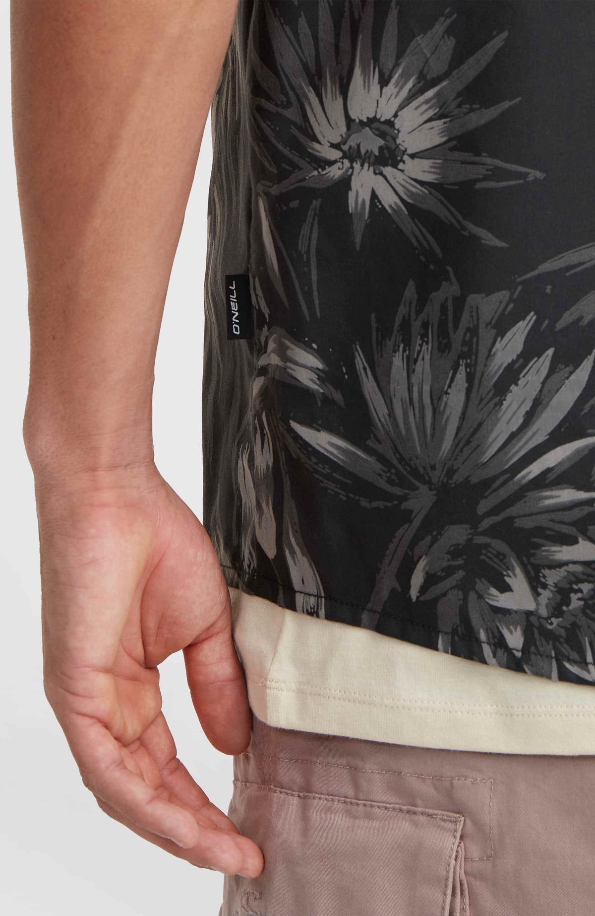 Chemise Mix and Match Floral | Black Tonal Tropican