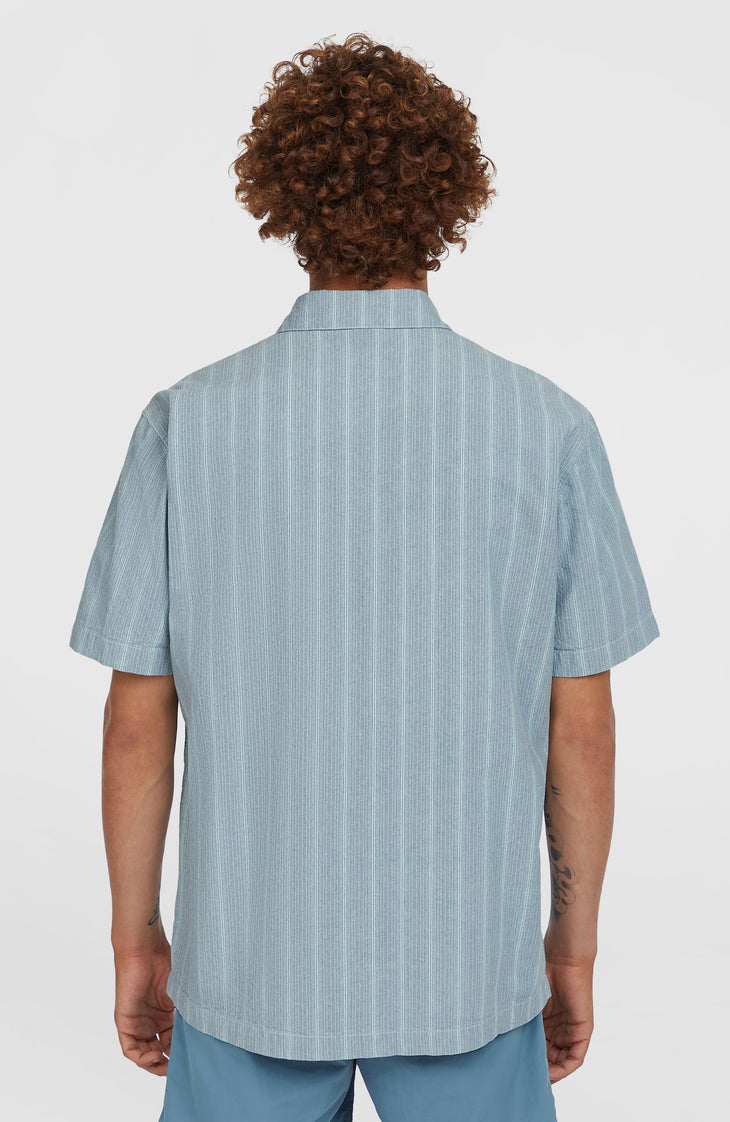 Chemise Jacquard Stripe | Blue Cali Stripe