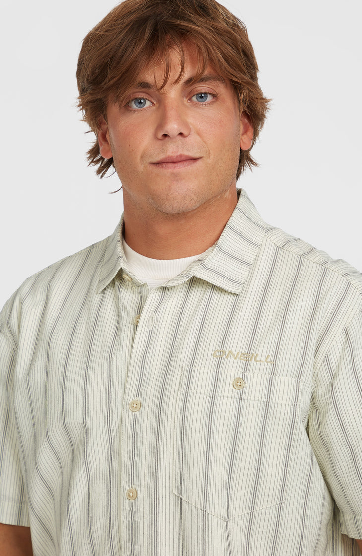 Chemise Jacquard Stripe | Beige Cali Stripe