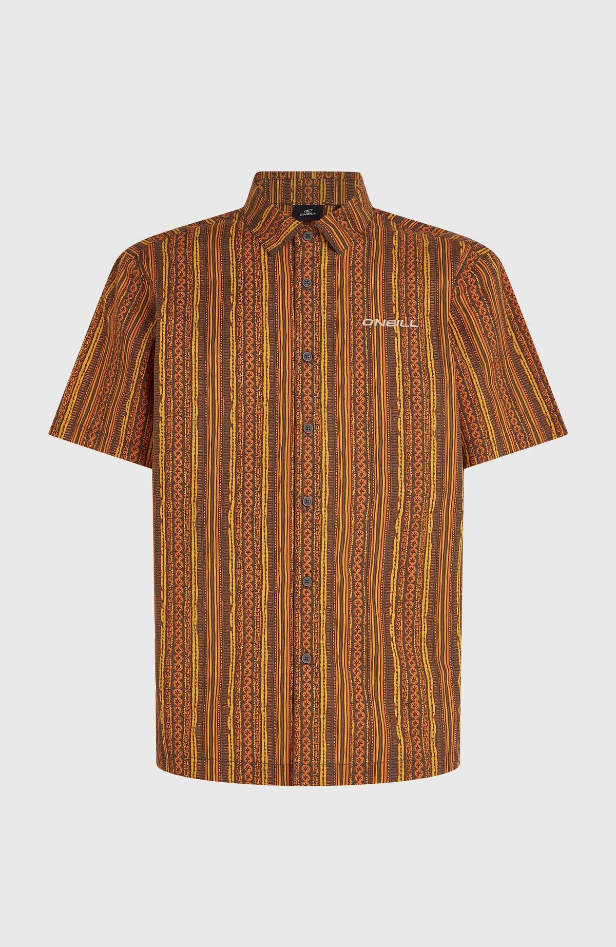 Chemise Print | Orange Pressed Lines