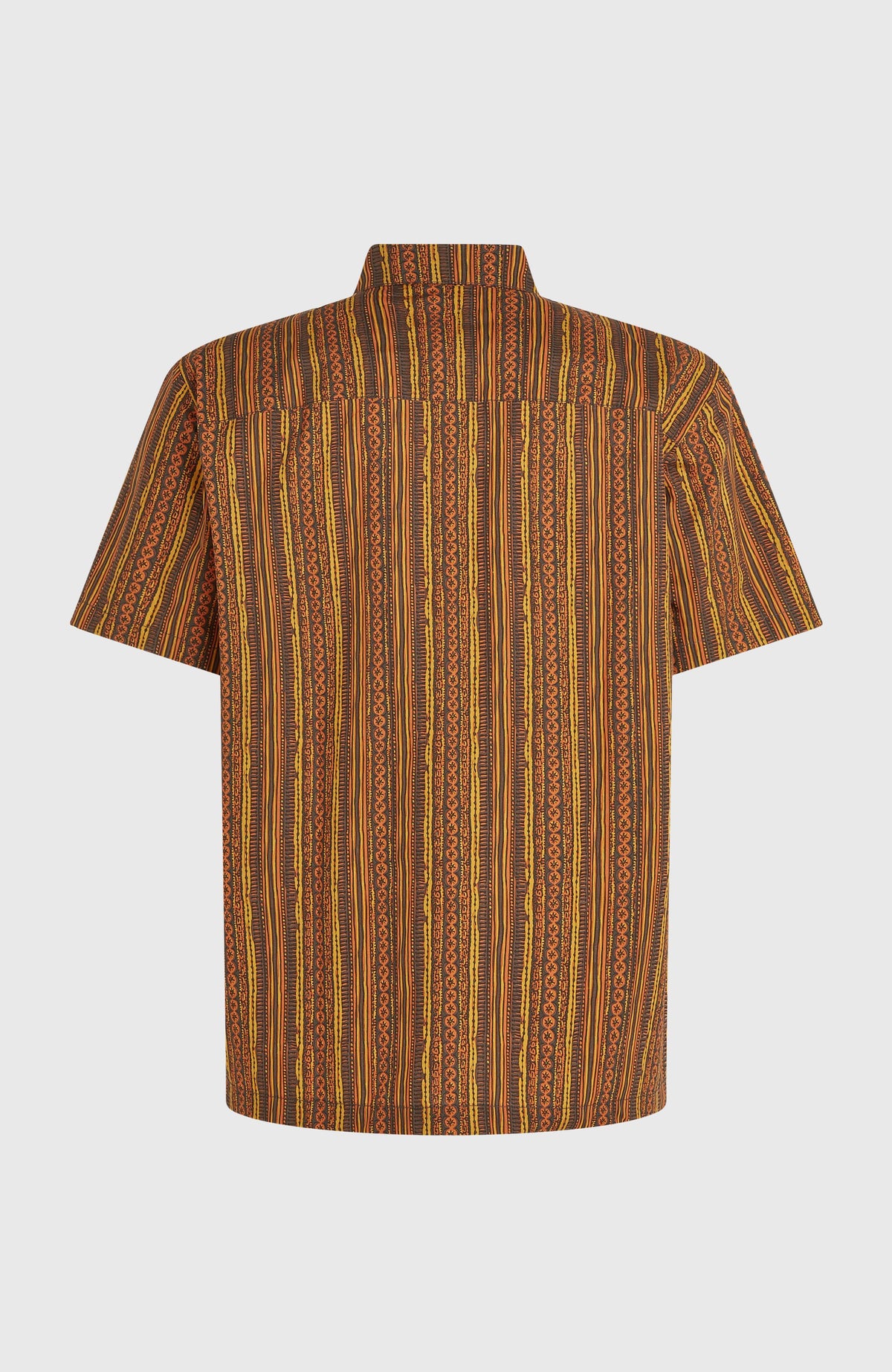 Chemise Print | Orange Pressed Lines