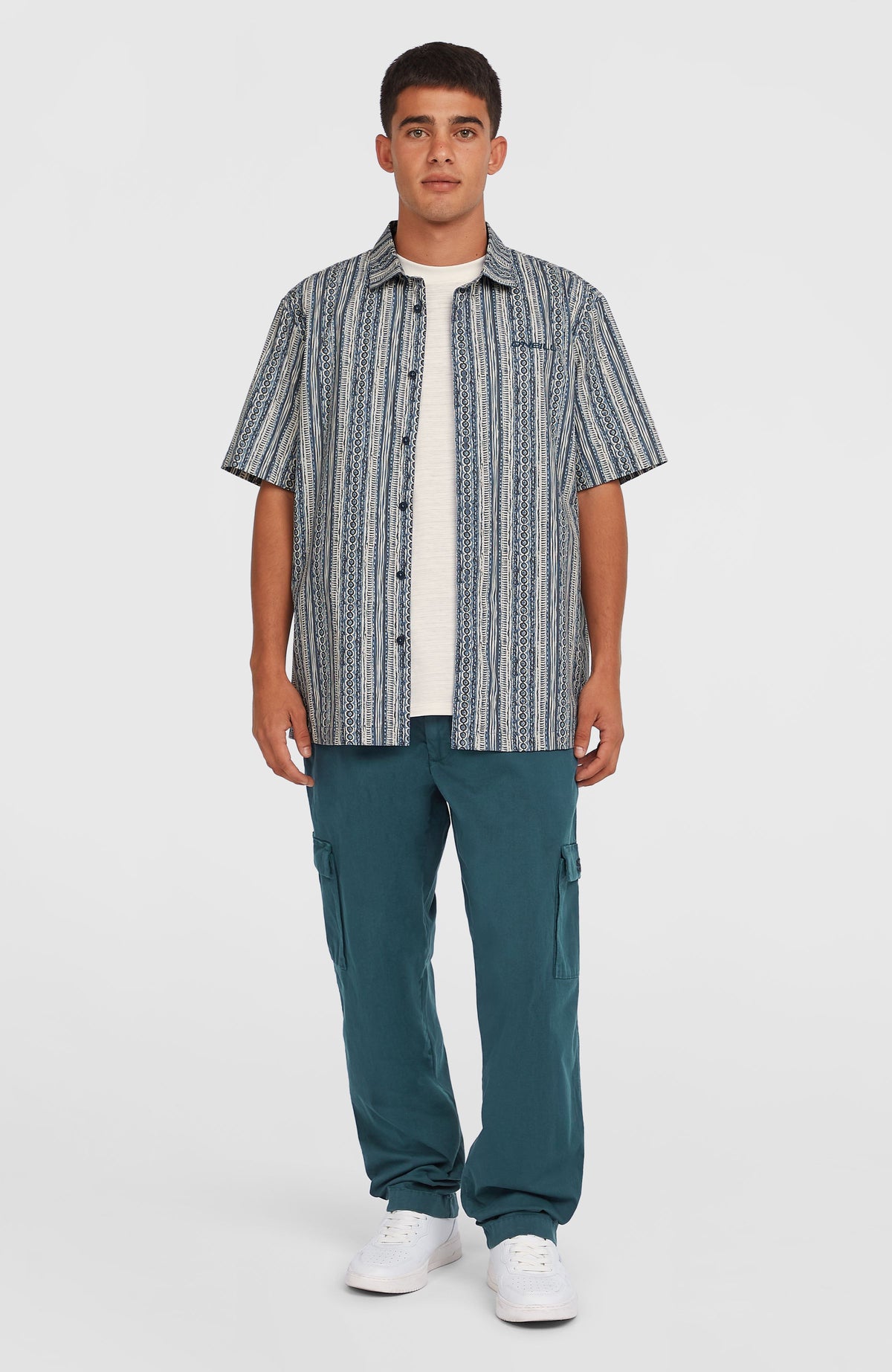 Chemise Print | Blue Pressed Lines