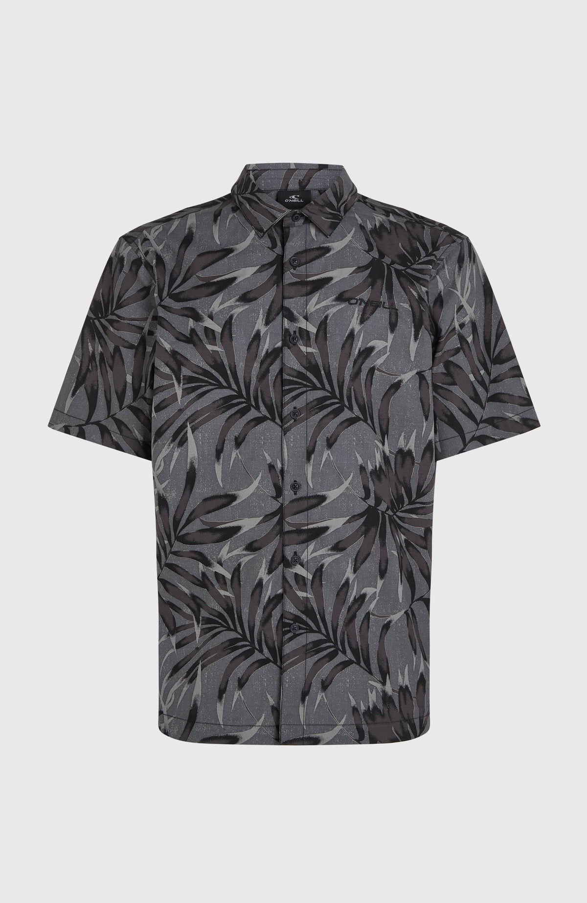 Chemise Print | Black Dipped Leaves