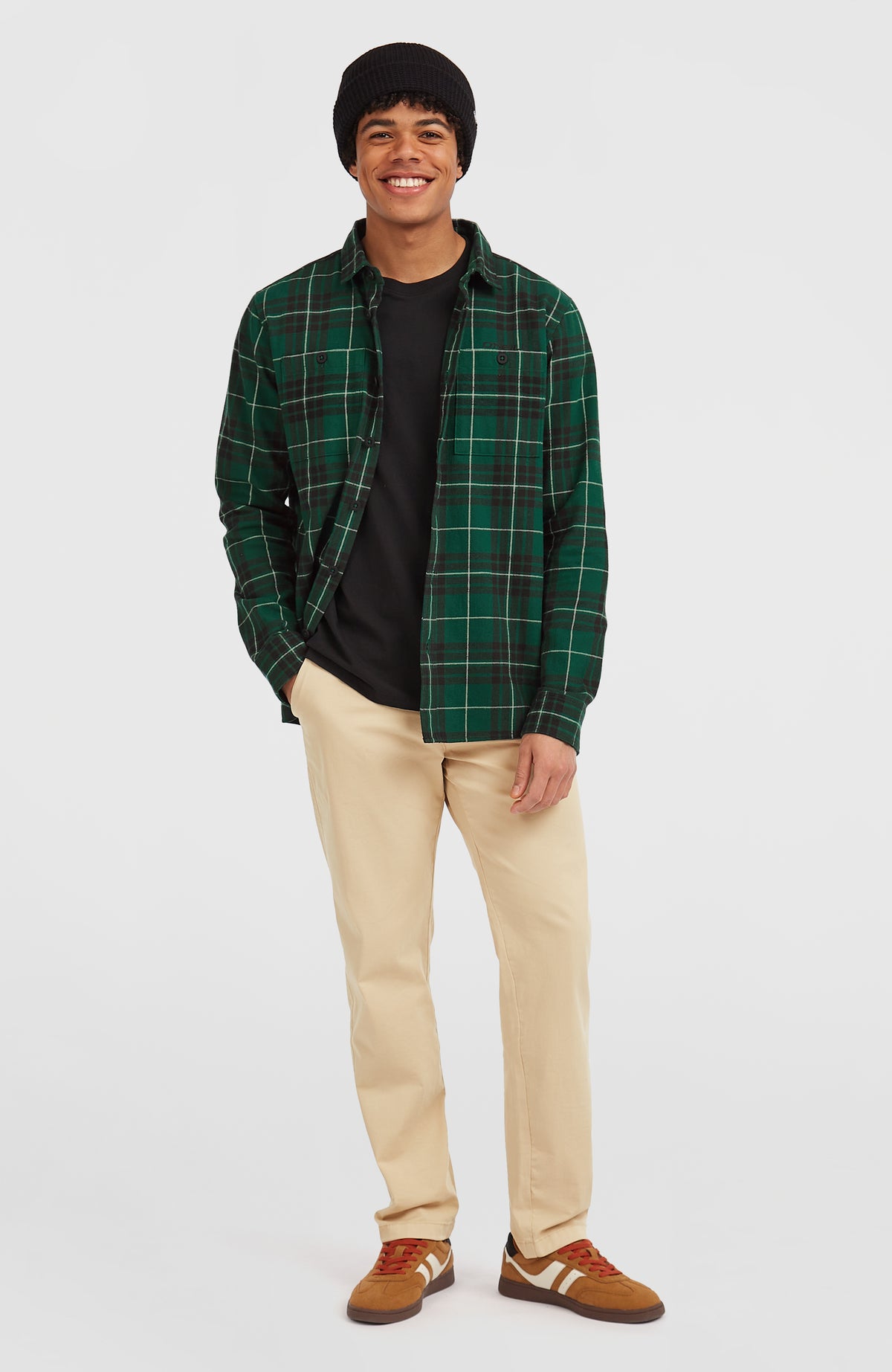 Chemise Must-Have en flanelle | Green Flannel Check