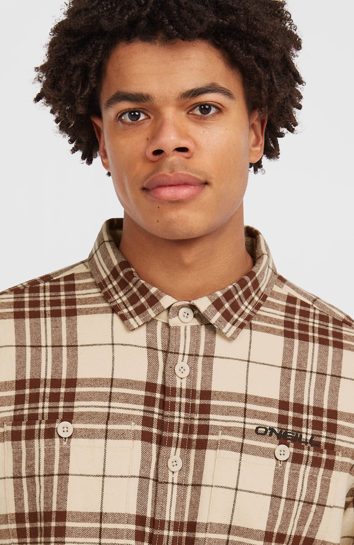 Chemise Must-Have en flanelle | Beige Flannel Check