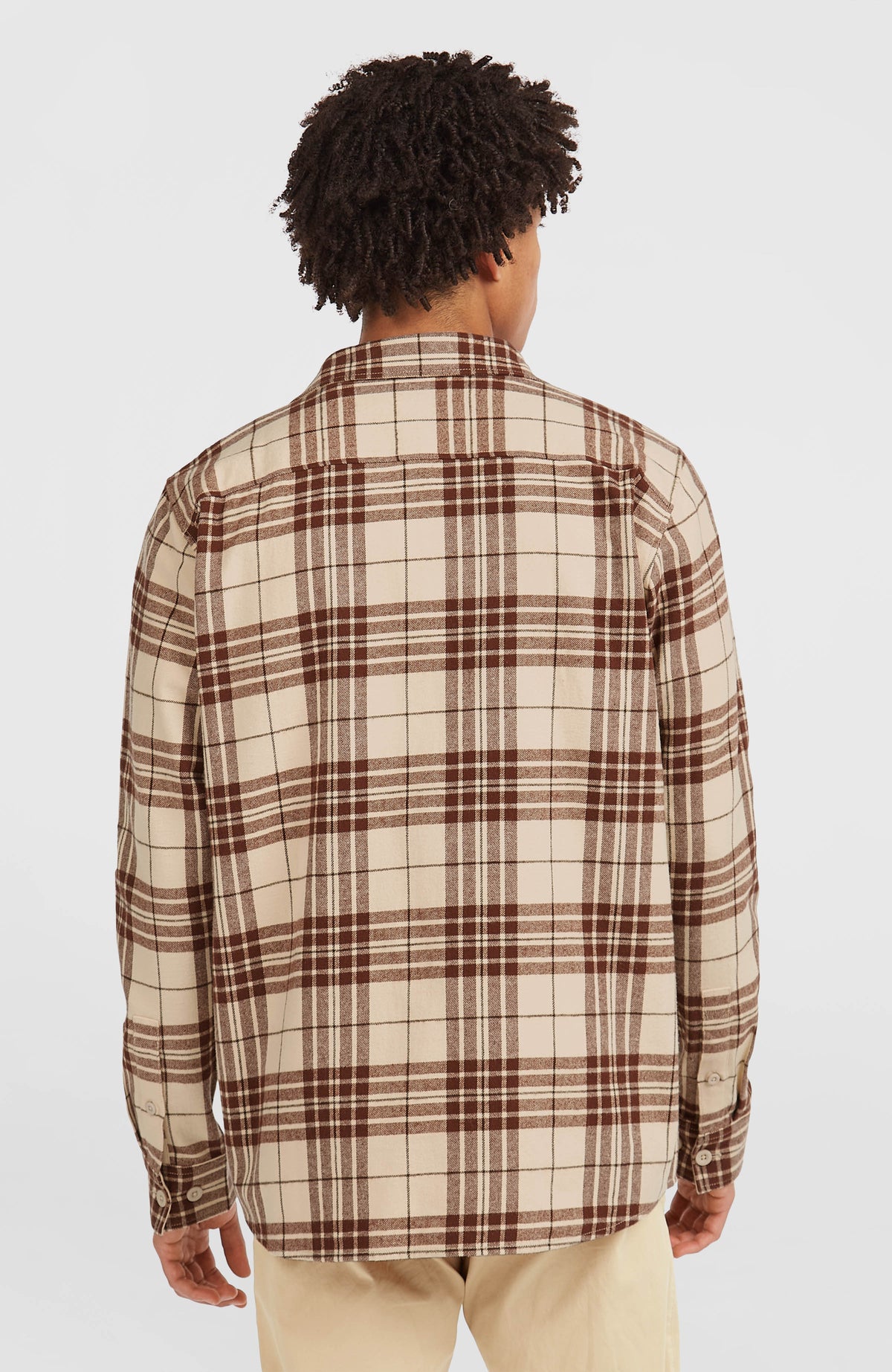 Chemise Must-Have en flanelle | Beige Flannel Check