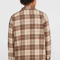 Chemise Must-Have en flanelle | Beige Flannel Check